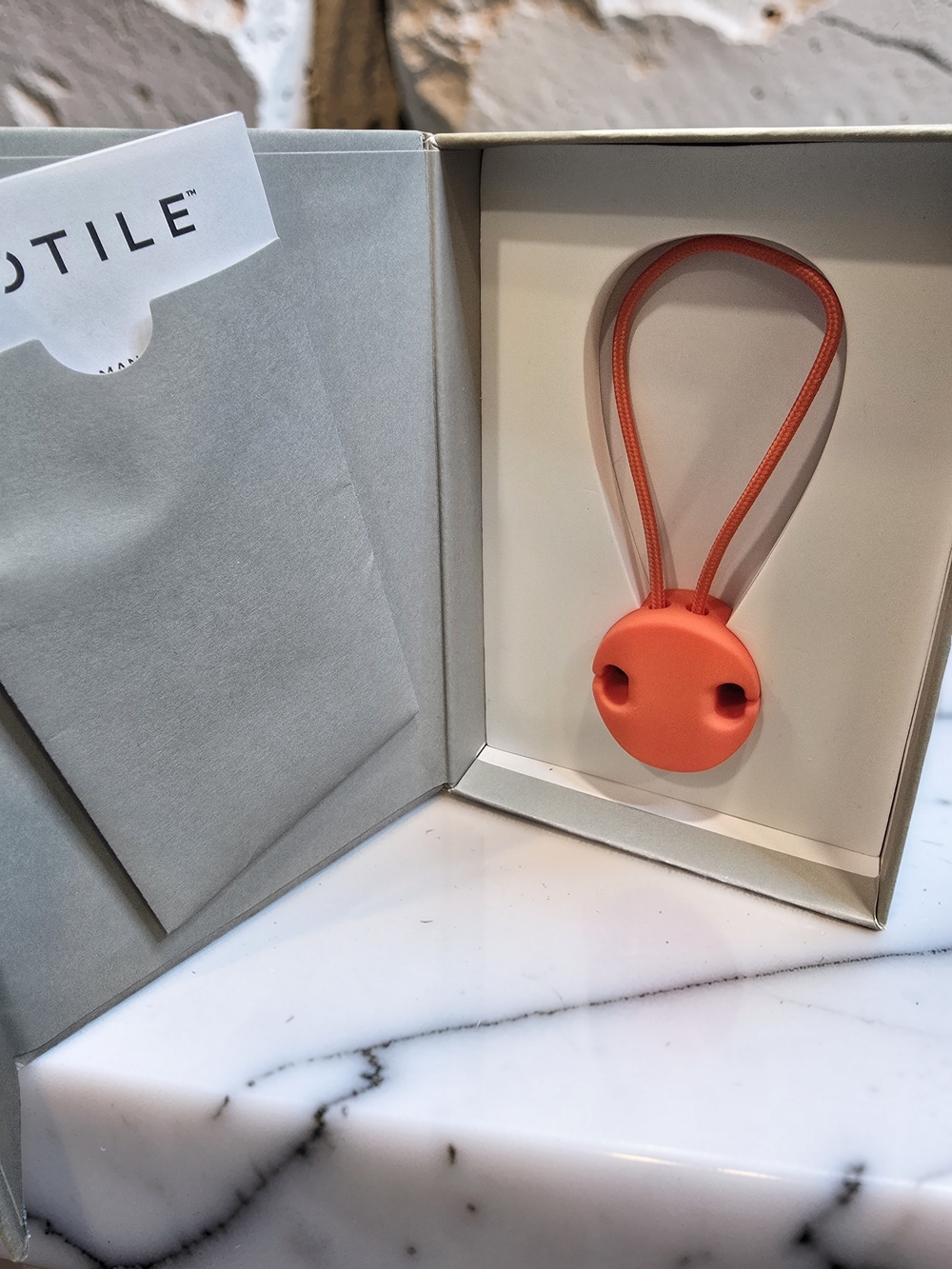 Motile Sport Power Cord Lightning Charging Cable Orange